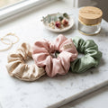 Silk Scrunchies Set (3-Pack)
